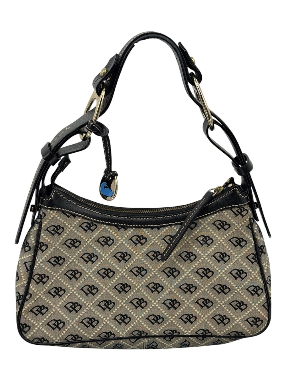Dooney & Bourke Monogram Hobo Shoulder Bag Purse